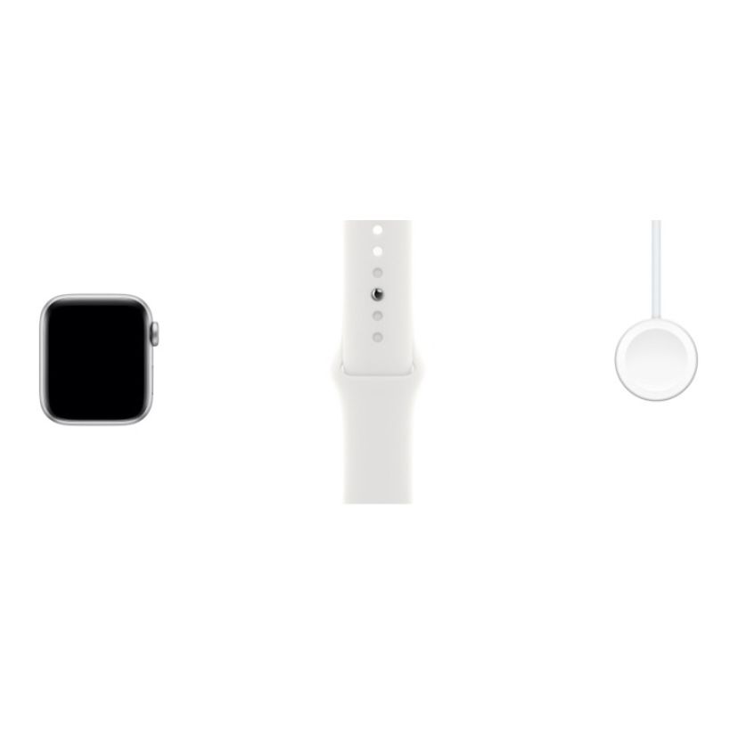 Смарт-часы Apple Watch SE 2 Gen (2022) 44 мм серебристый-белый