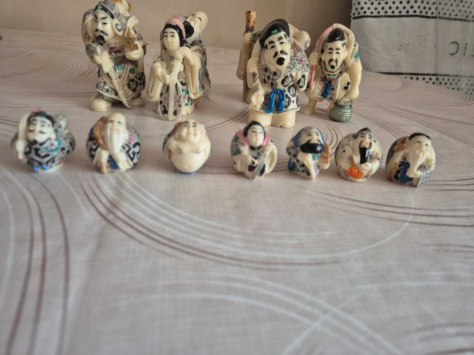 Нэцкэ, окимоно Семь богов счастья