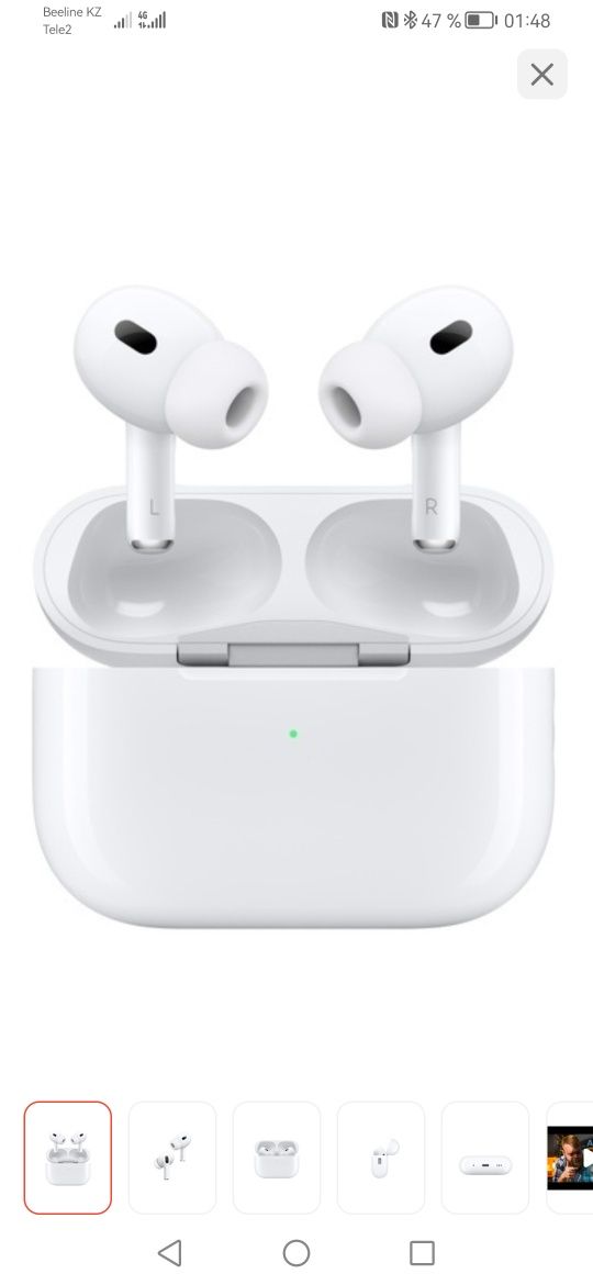 Продам правый наушник Apple AirPods Pro 2nd generation белый