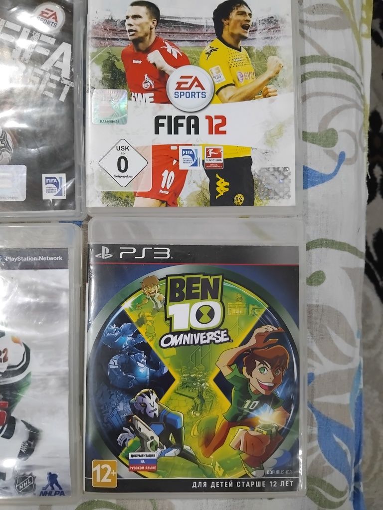 Диски с играми на Sony Playstation 3