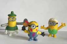 три миньона из happy meal McDonald’s