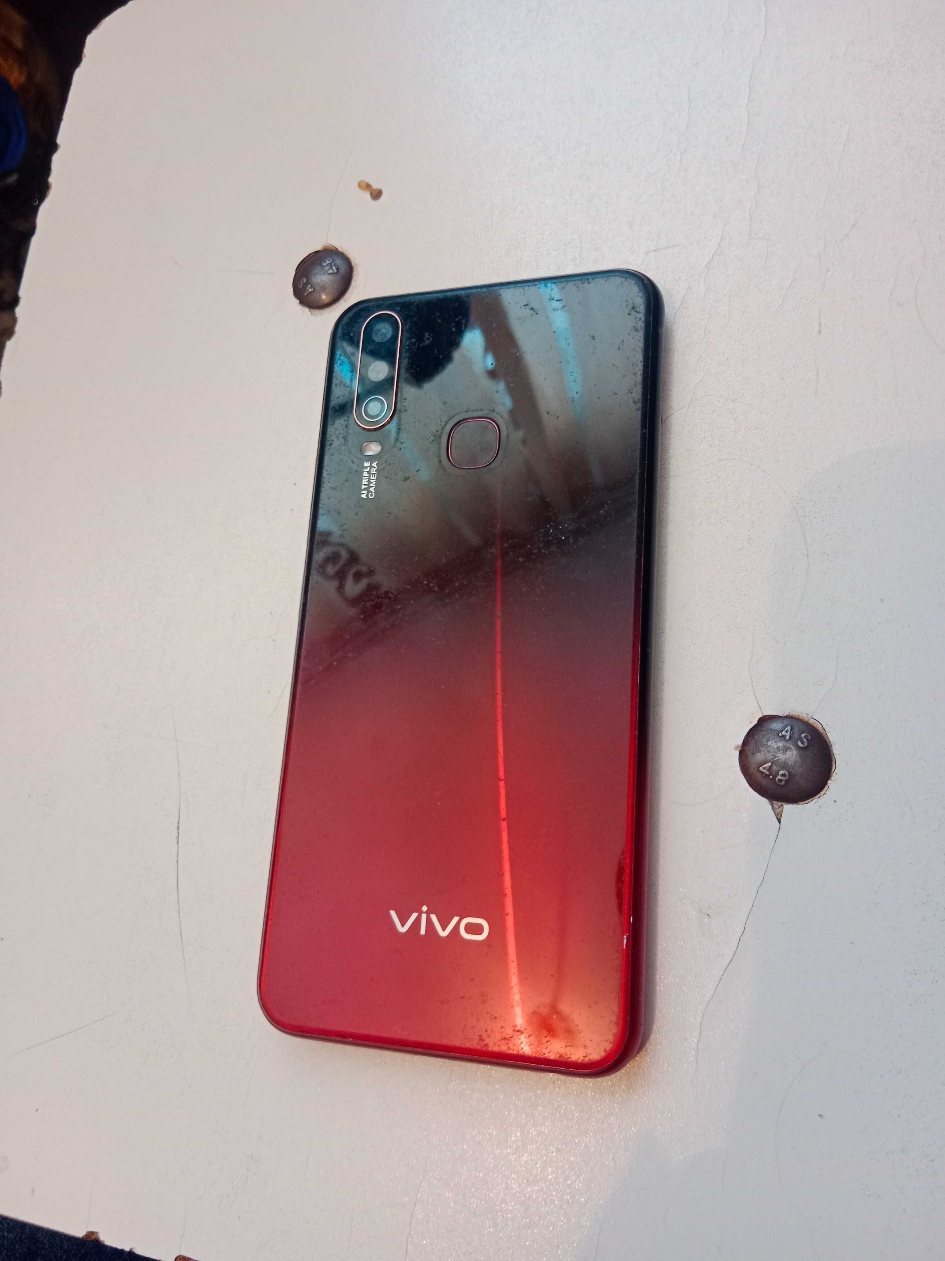 Смартфон vivo Y12 3/64 ГБ, Dual nano SIM, красный бургунди