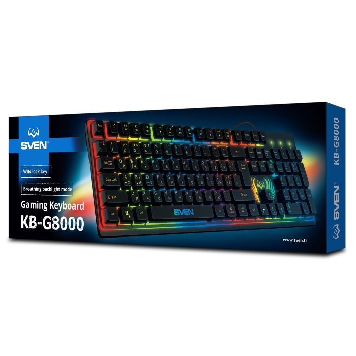 Клавиатура игровая мембранная SVEN KB-G8000