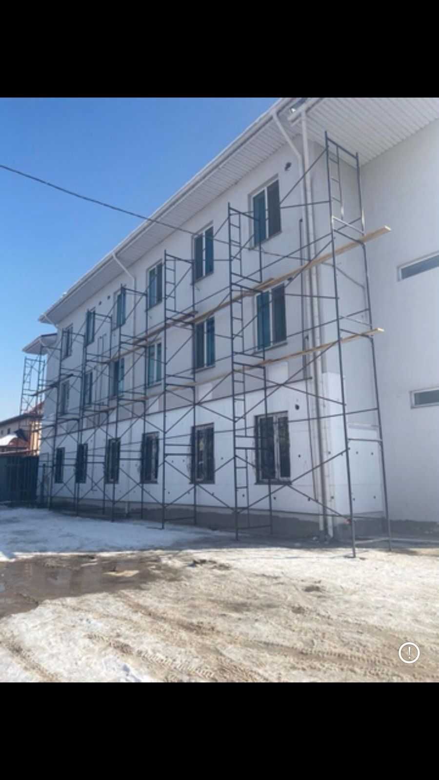 Вышка Тура на колесах передвижная, Леса строительные фасадные