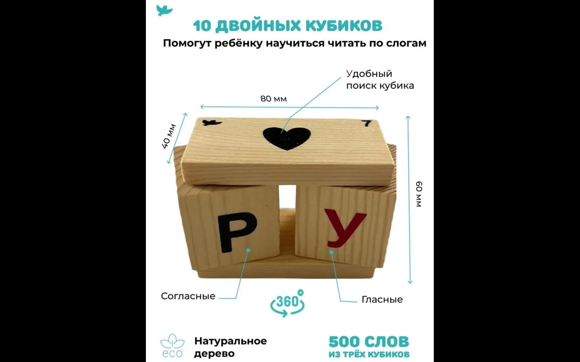 Кубики Чаплыгина, для лёгкого и быстрого, обучения детей чтению.