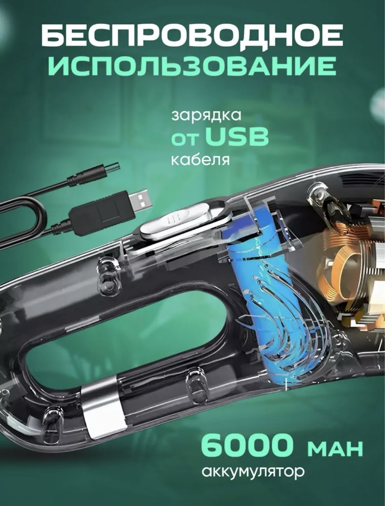 МОЩНЫЙ АВТО ПЫЛЕСОС! Портативный Пылесос Для Машины Подарок для мужчин