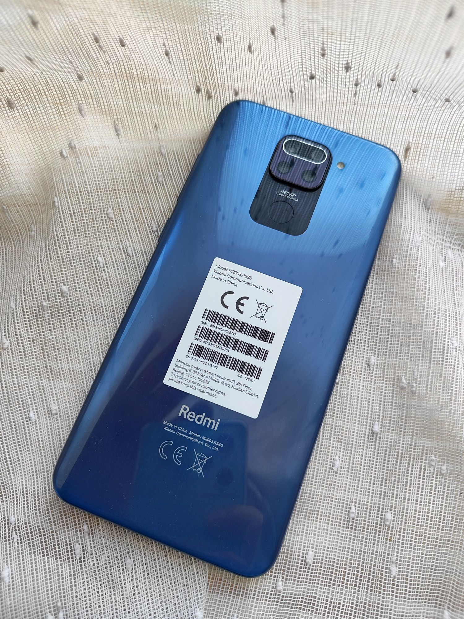Xiomi Redmi note 9 4/128 Гб в идеальном состоянии