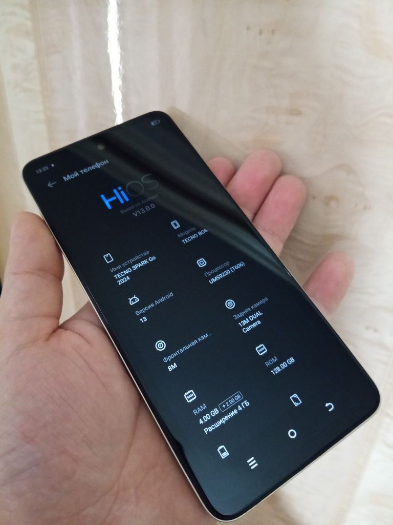 В продаже Texno spark go 2024.