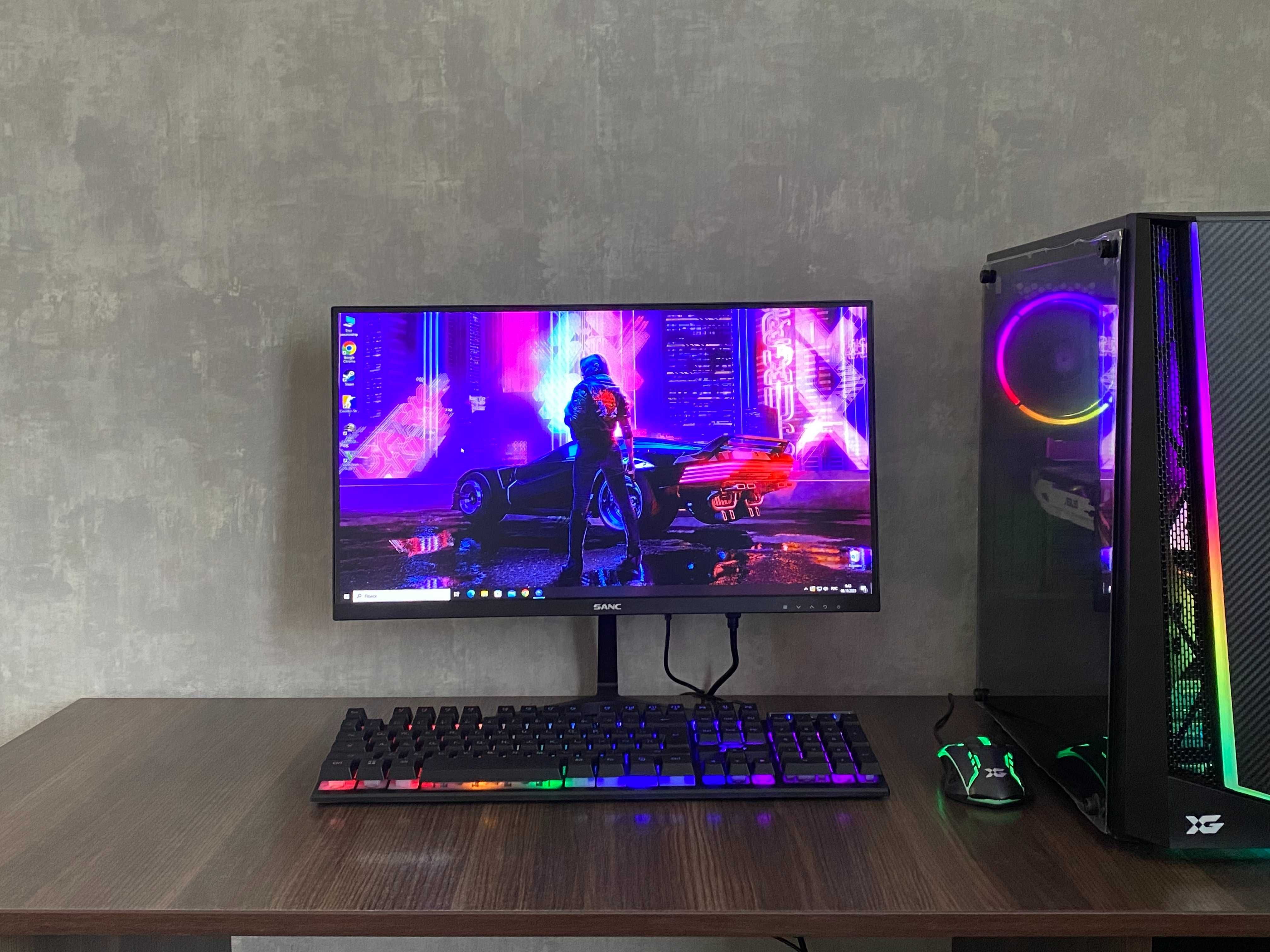 Игровой компьютер/i5 4590/RX 580 8GB/ОЗУ 16GB/SSD 128GB/HDD 500GB