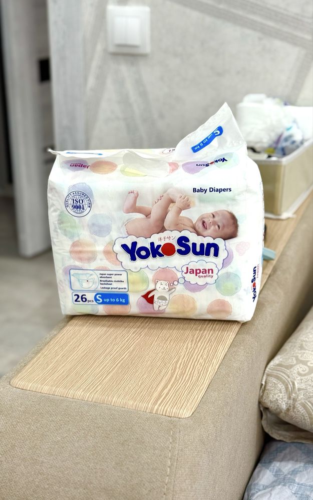 Подгузникики YokoSun (Йокосан) размер S 26шт