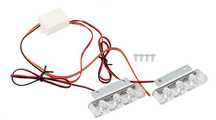 Стробоскопы для велосипеда  белого цвета 2х3 LED - 12V -8W