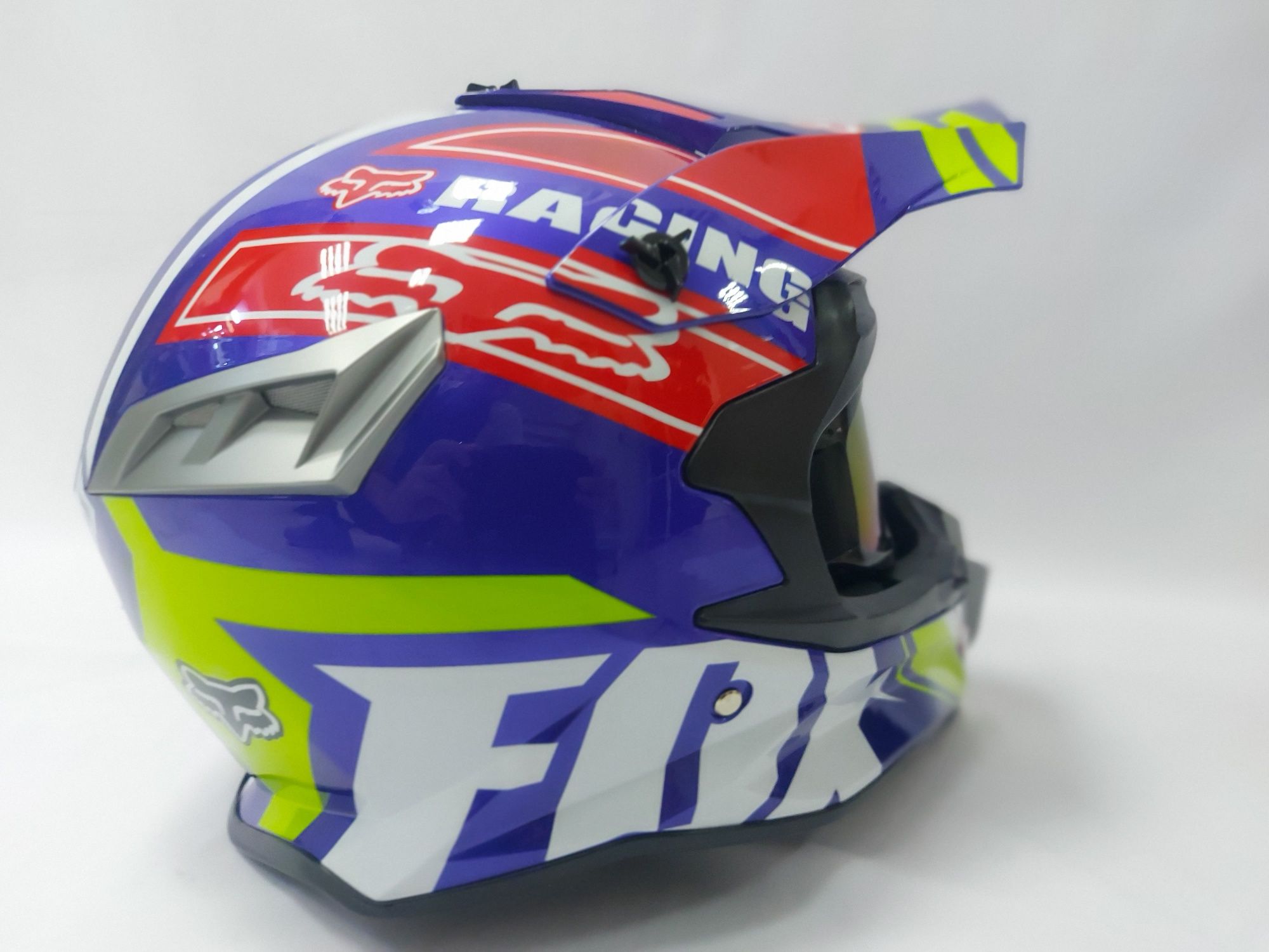 Новый крутой мотошлем, каска кросс FOX Racing