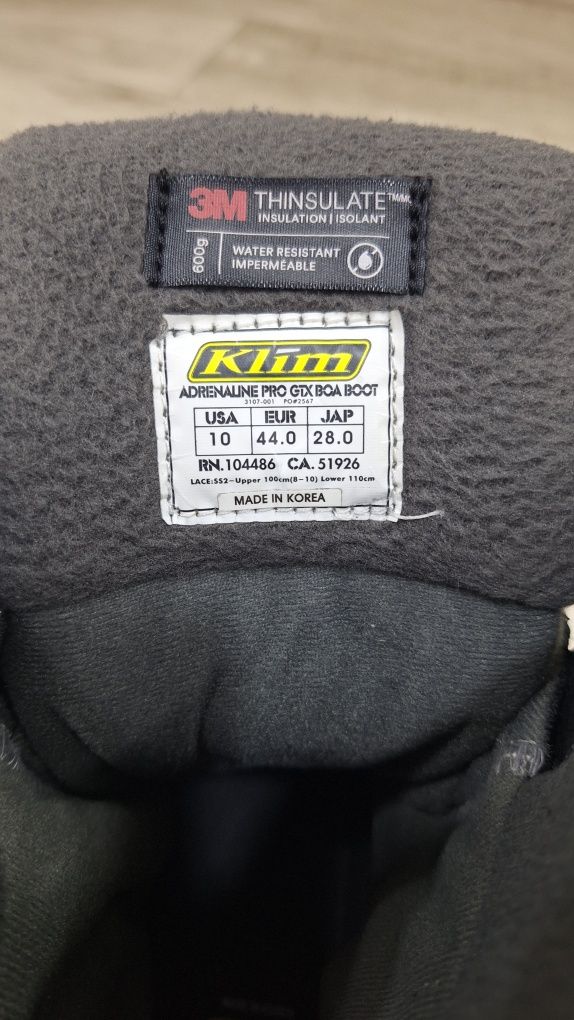 Klim Adrenaline pro GTX BOA