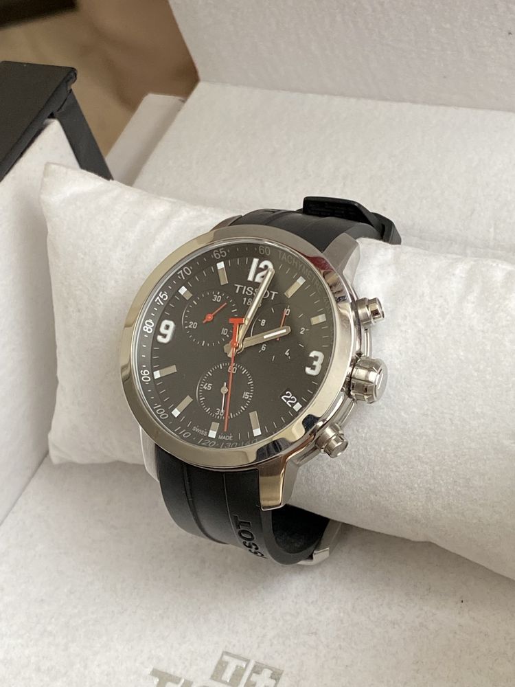 Часы Tissot T-Sport PRC 200 Chronograph черные сапфир