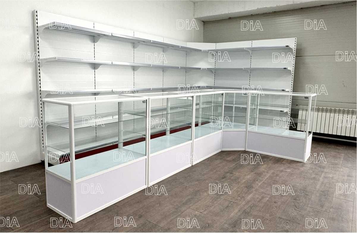 Торговое оборудование для магазина, стеллаж, прилавок витрина pato