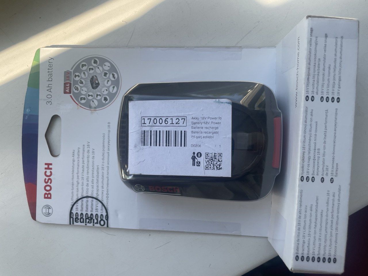 Аккумулятор для беспроводного пылесоса Bosch. Power4All для пылесоса,