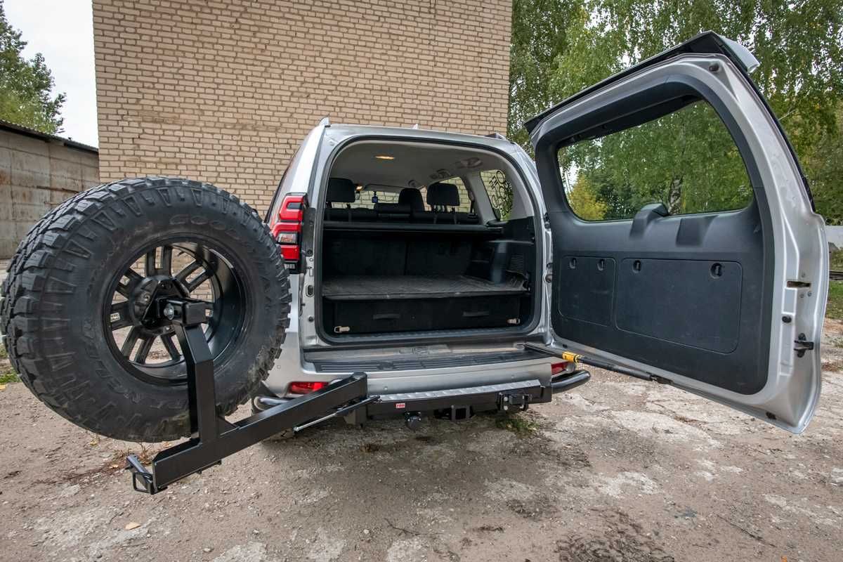 Бампер РИФ силовой задний Toyota Land Cruiser Prado