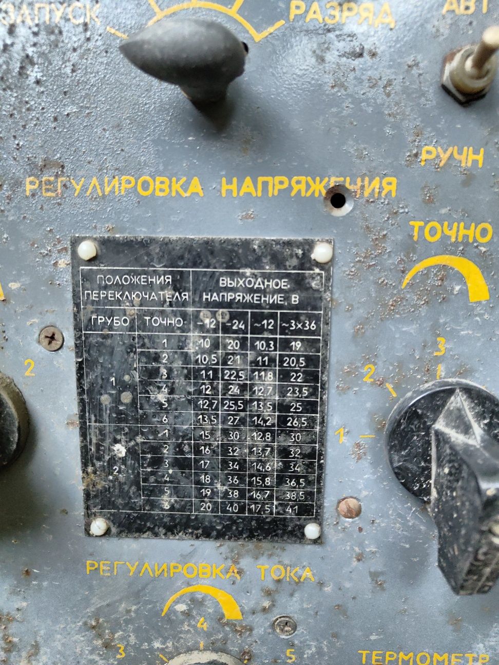 Зарядка, сварка, запуск, освещение. " Теща "