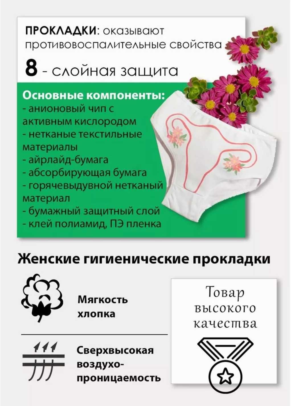Прокладки Тяньши Озон Анион AIRIZ