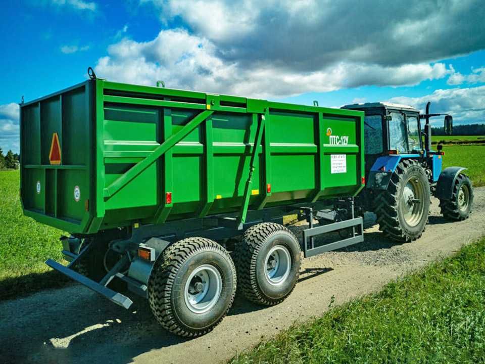Прицепы тракторные самосвальные ПТС-12У-1 (12 тонн / 18,8 куб.м)