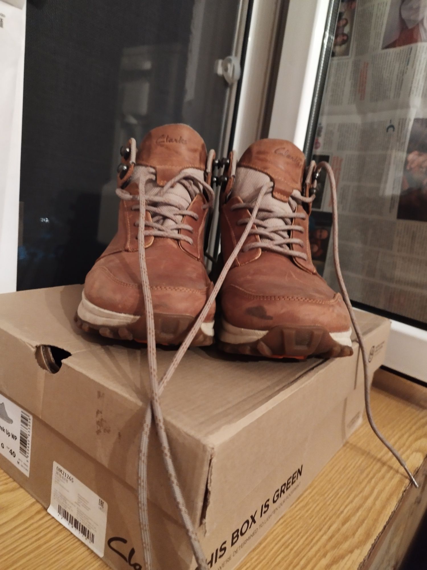 Мужские демисезонные ботинки Clarks