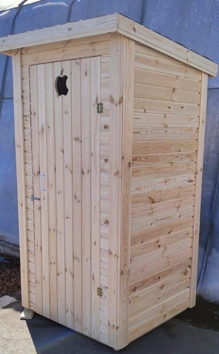 Уличный Деревянные туалет для дачи и Коттеджей