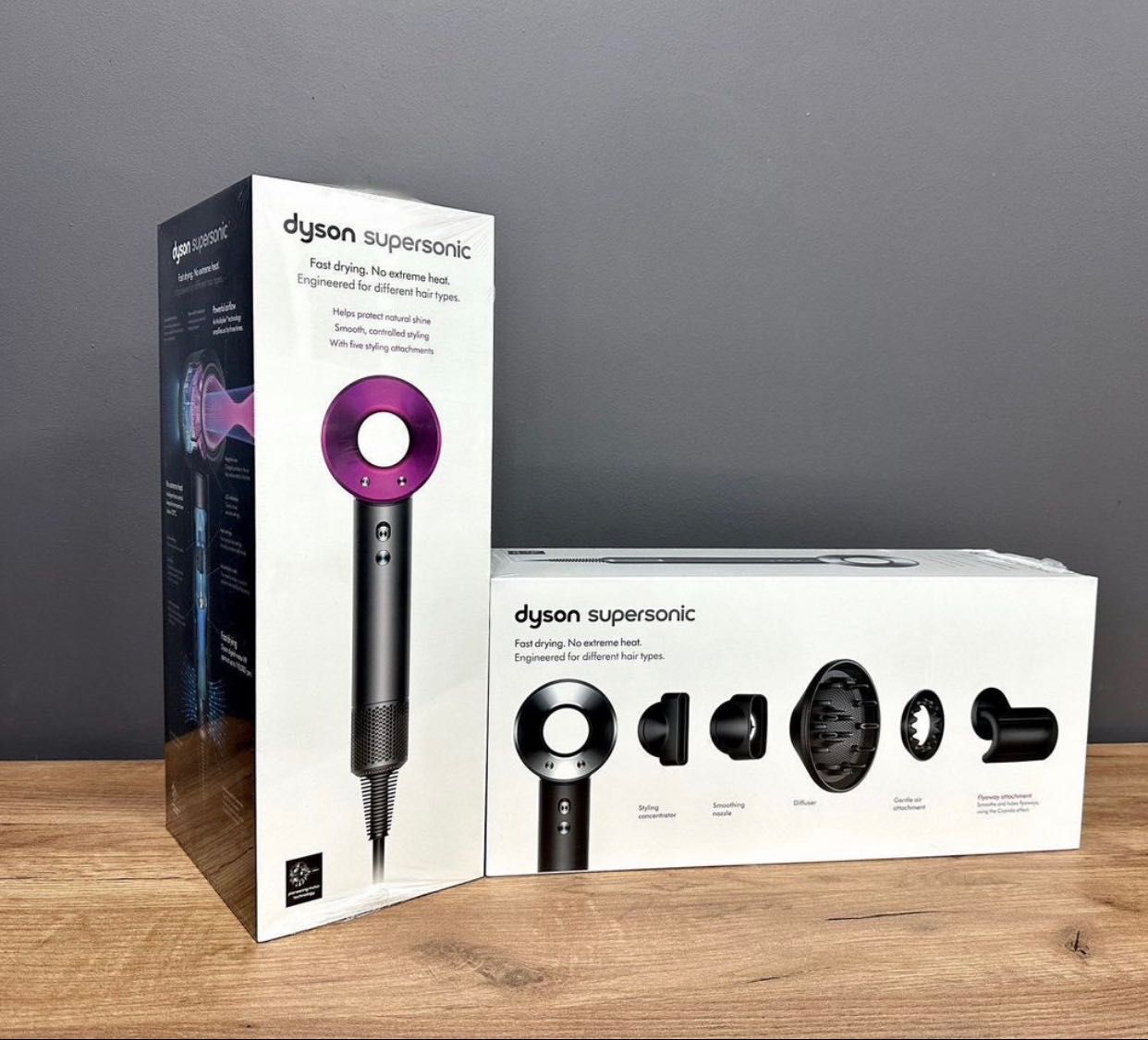Продам запечатанный новый стайлер фен DYSON в цвете black edition