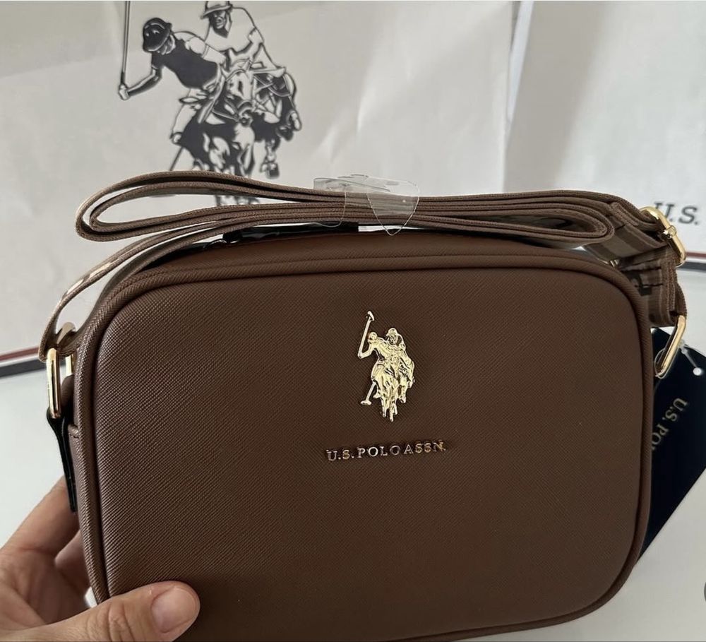 Сумка кросс-боди US POLO ASSN коричневый