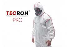 Комбинезон защитный одноразовый TECRON Pro, химзащита, спецовка 65 г/м