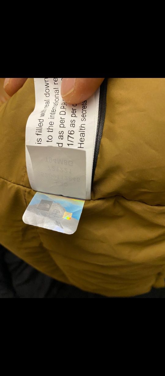 Пуховик the north face L - 54р