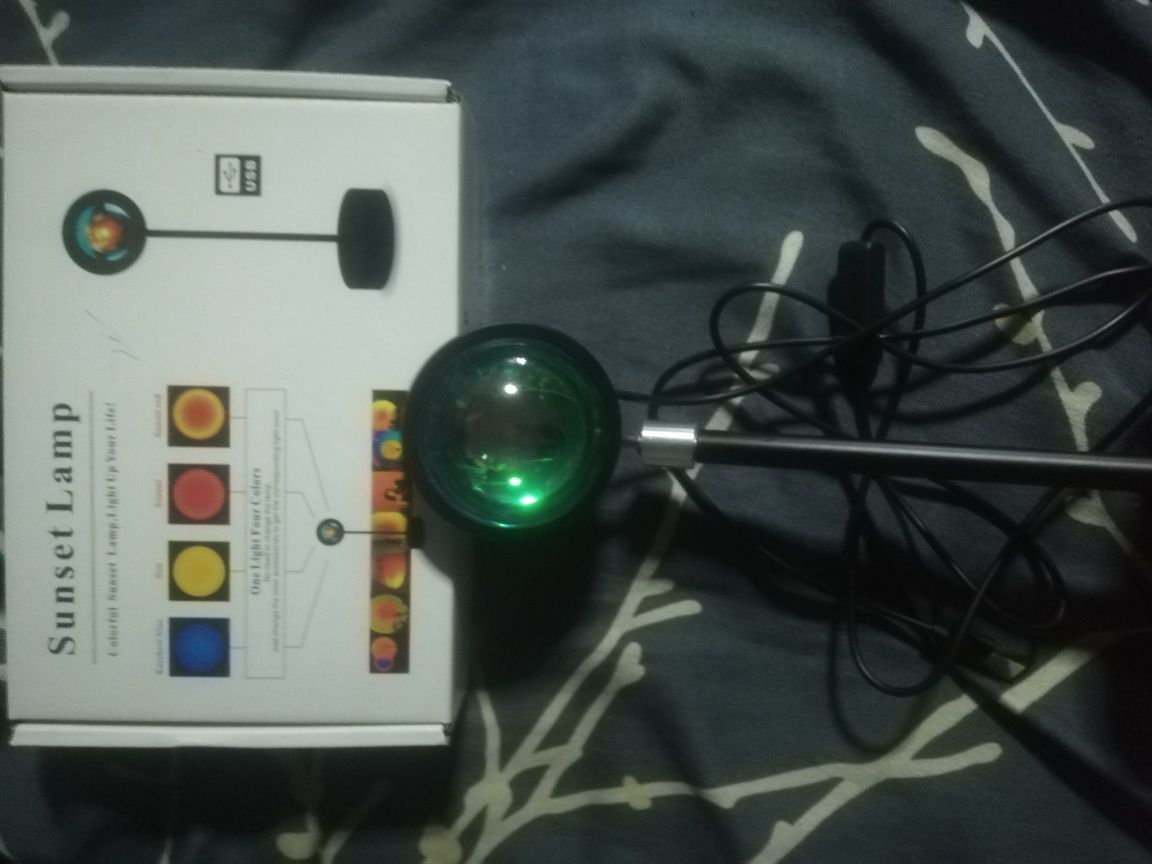 Sanset lamp лампа для блогеров и не только