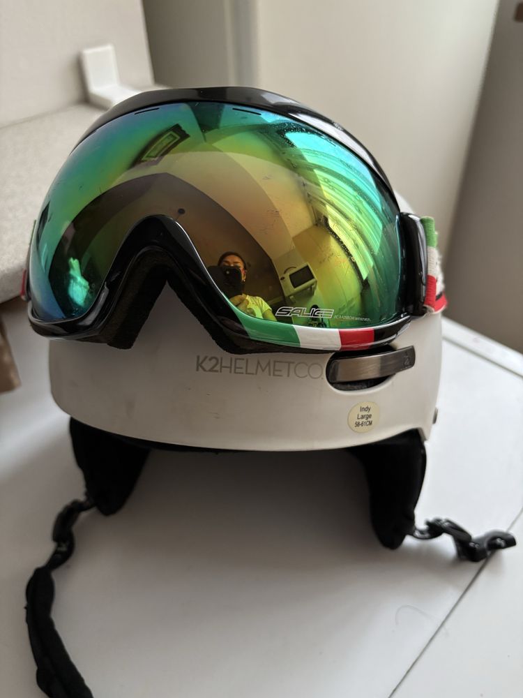 Горнолыжный шлем K2 Helmet с очками Salice RW