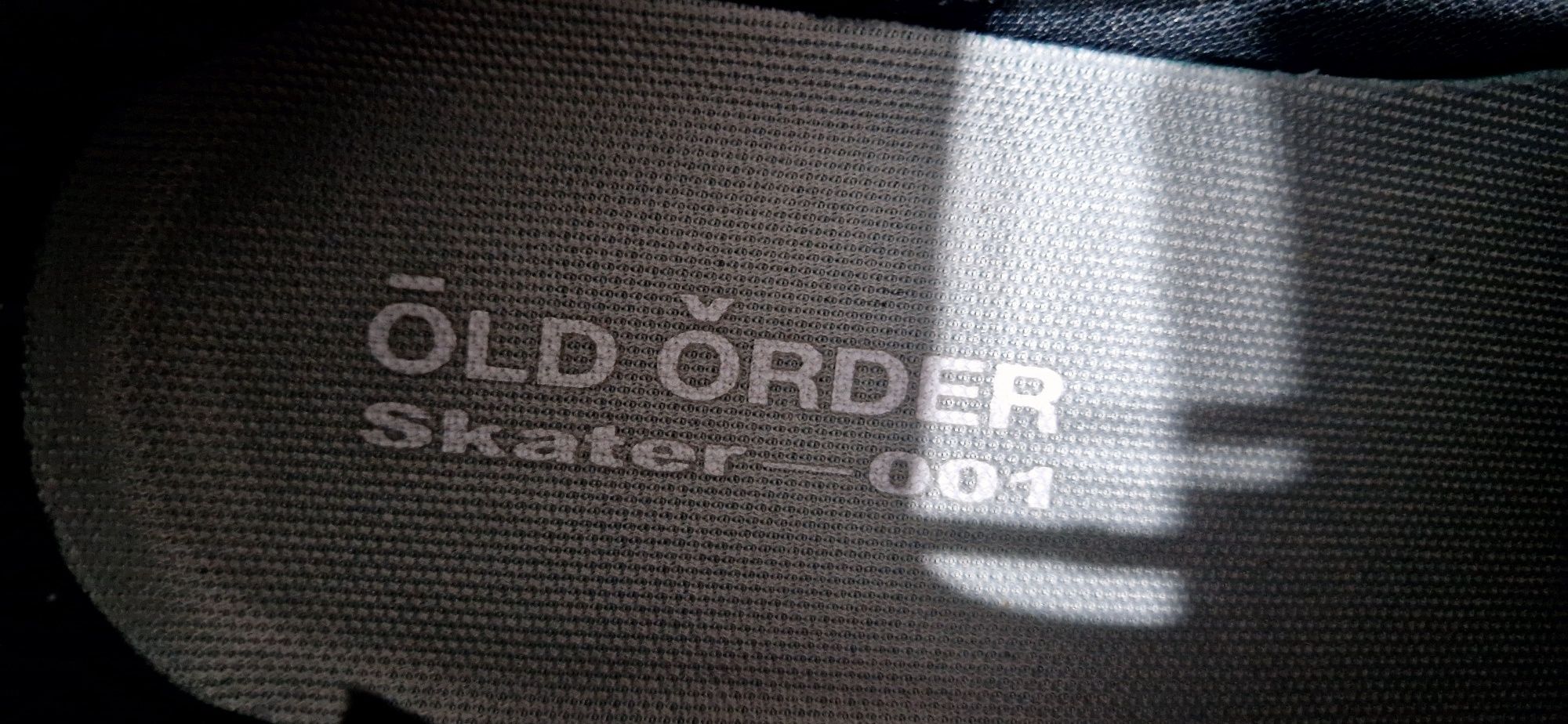 Old  Order  Snaeker Series Skater 001 ( Black soul )