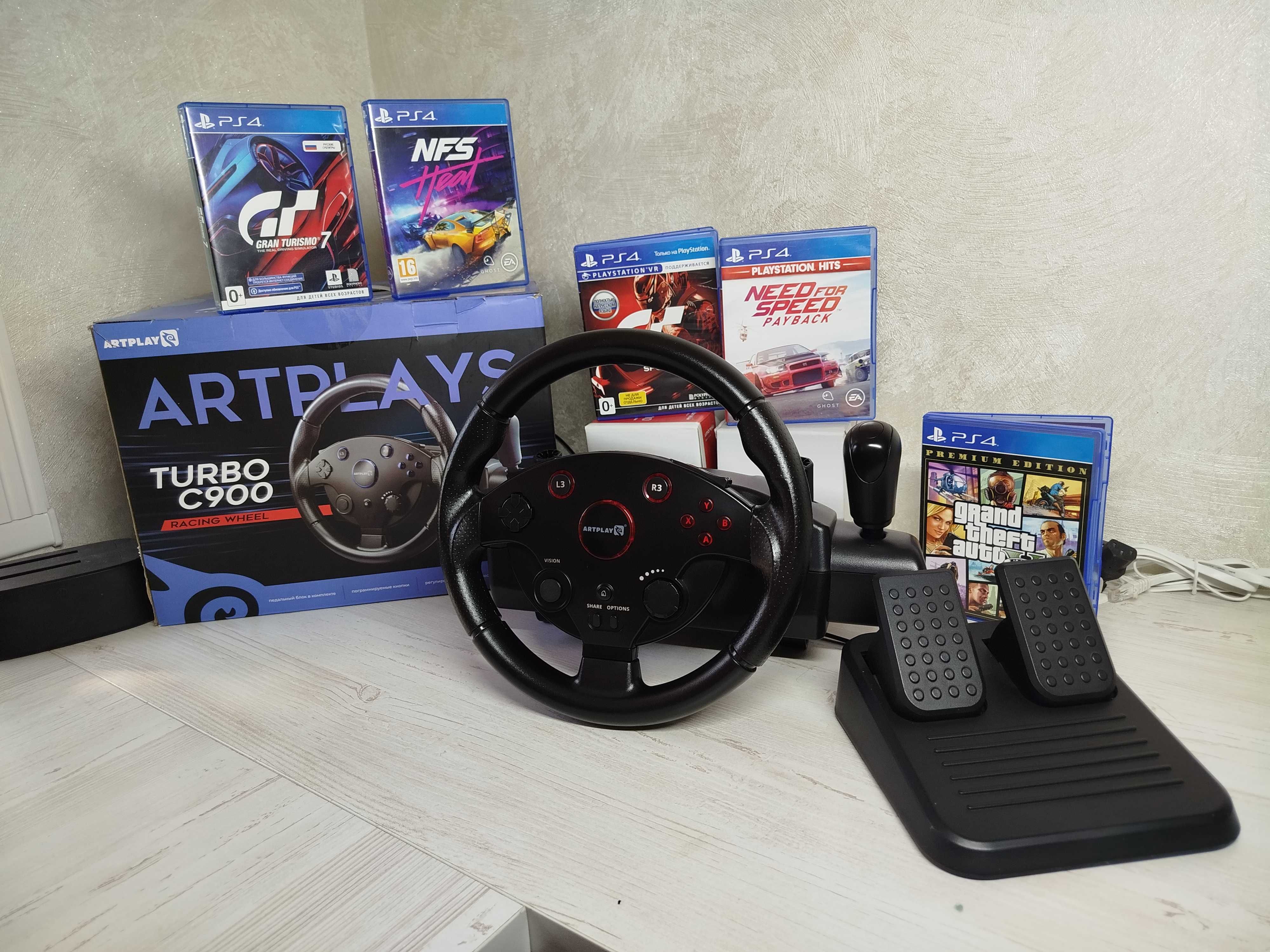 Игровой Руль для PS4 PLAYSTATION