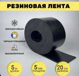 Резиновая лента под забор