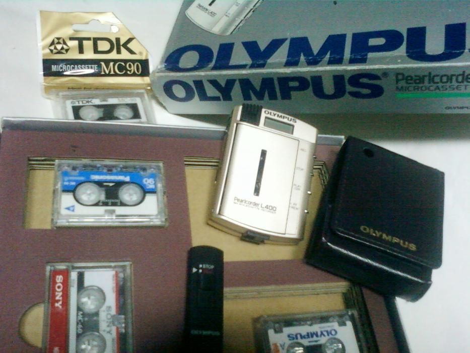 Мини диктофон Olympus Pearlcorder L400 Japan - Япония Оригинал 1985год