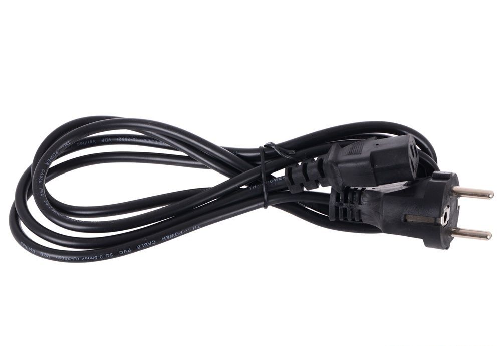 Кабель питания евровилка  250V 16A Power, 300/500V, 3x0.7 для майнинга