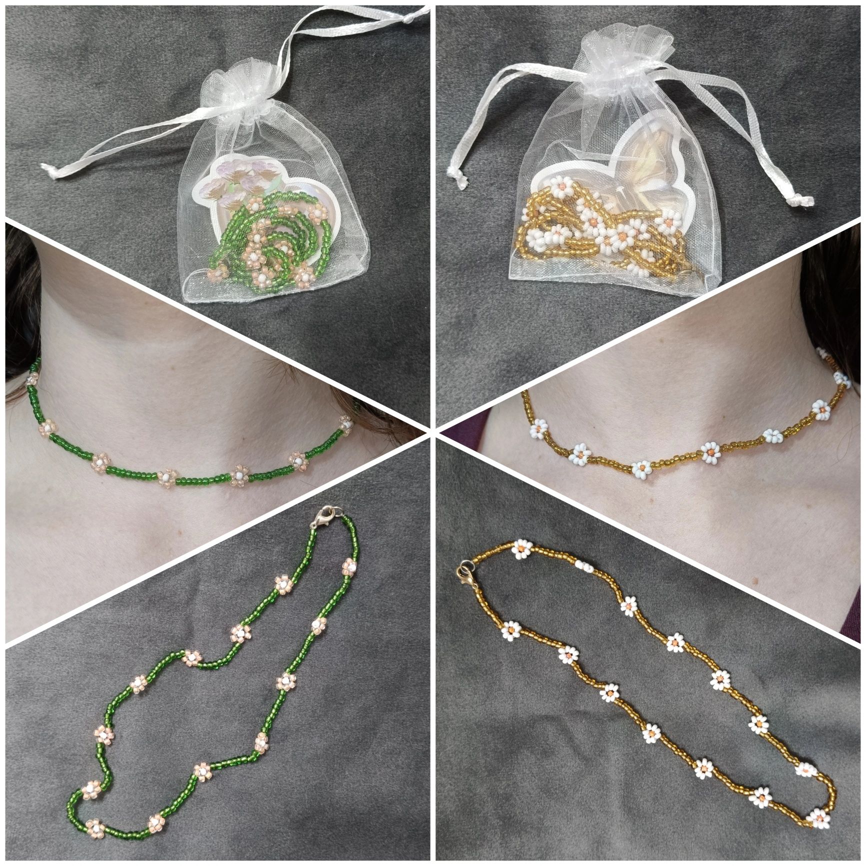 Чокеры из бисера