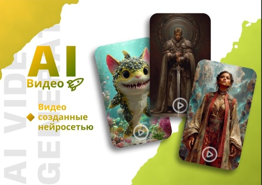 Создам AI видео и озвучку для вашего проекта