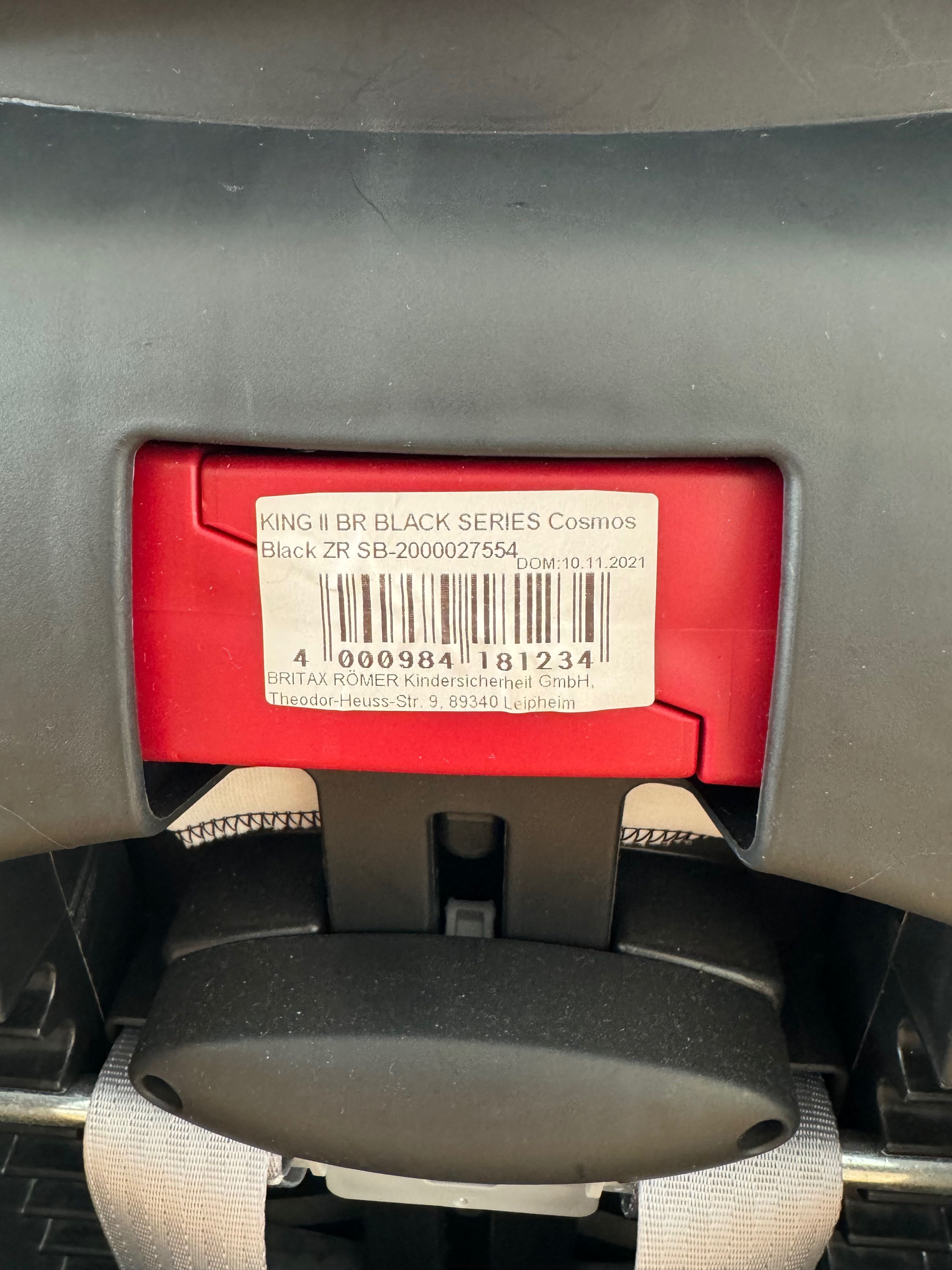 Автокресло Britax Romer King II от 9 мес до 4 лет