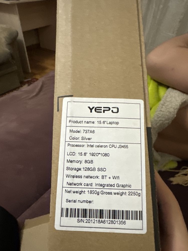 Ноутбук Yepo 737A6