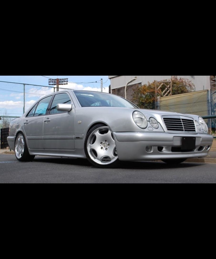 Пороги Бампер передний Мерседес w210 AMG "Аналог"