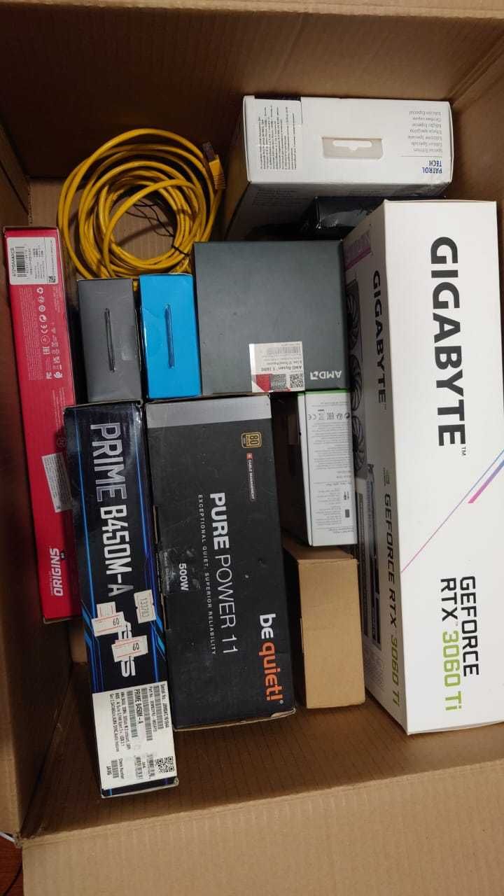 Компьютер 3060Ti + монитор + клавиатура + мышь + наушники + др.