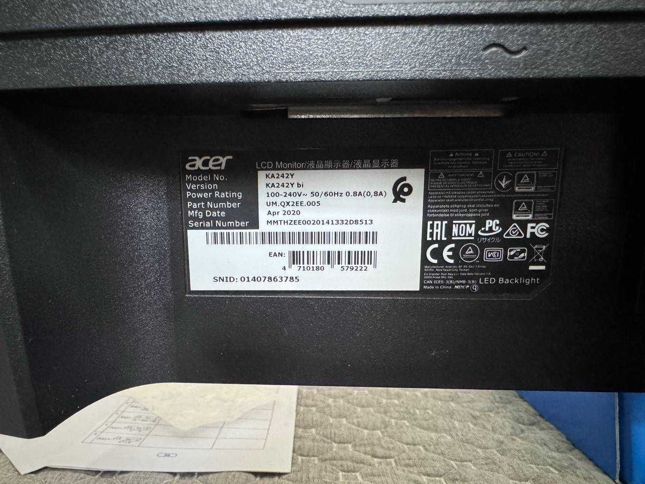 Монитор Acer KA242YEbi