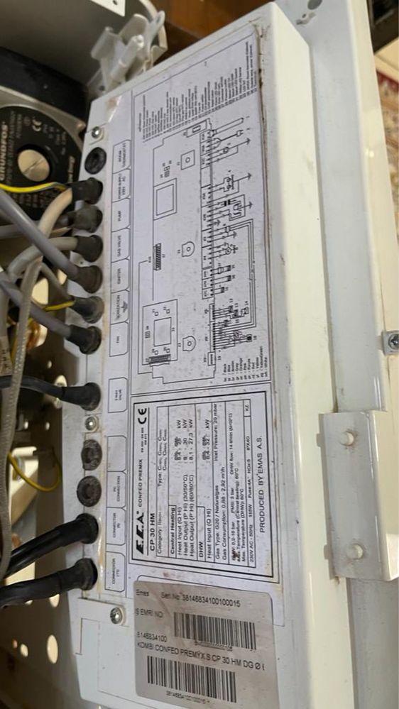 ECA газовый котел 3в1