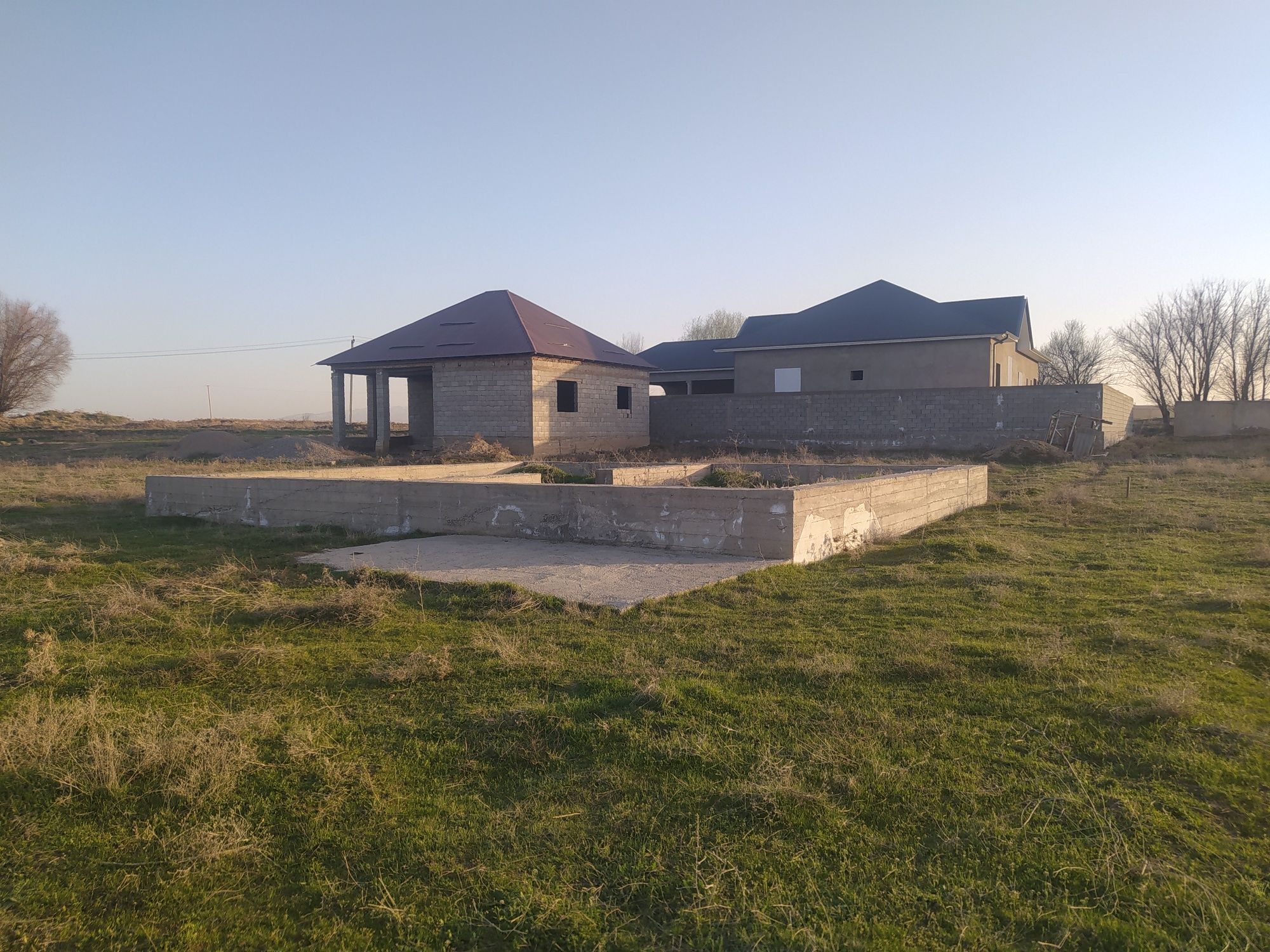 Продается участок с фундаментом.только продажа в Шымкенте