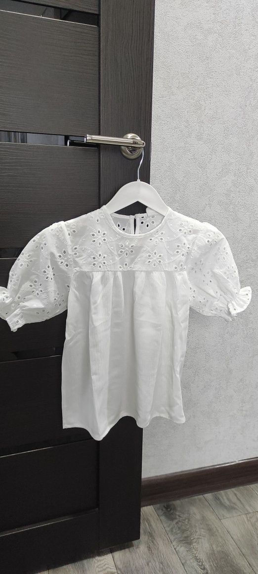 Блузка zara, девочке 128 рост 7-8 лет