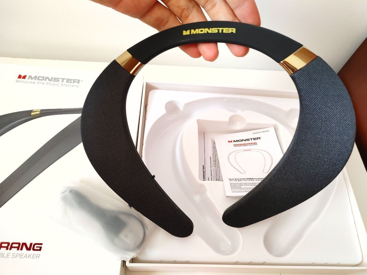Безпроводные наушники Monster Boomerang Гарнитура Bluetooth 3D Dolby