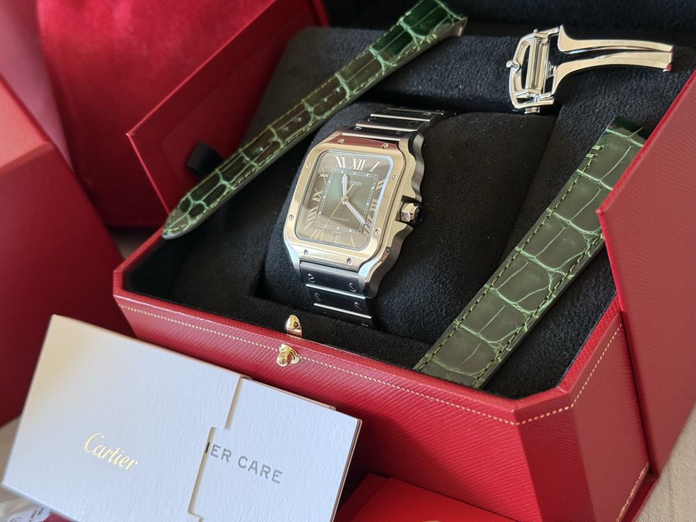 Швейцарские часы Cartier Santos Large