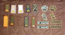 Погоны "младший  сержант", "ПОЛКОВНИК"